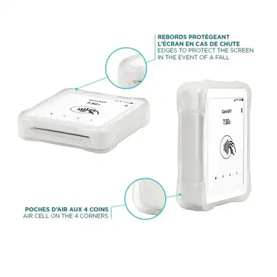 Mobilis 058018 accessoire de système de paiement en point de vente Étui de protection POS Transparen - Sacoche & Housse - visuel 5