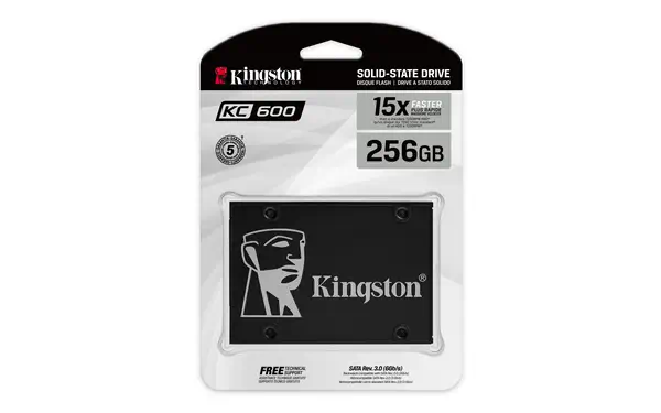 Kingston Technology SSD KC600 SATA3 2.5" de 256 Go - Disque dur SSD - visuel 4