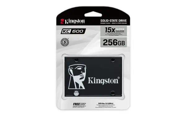Kingston Technology SSD KC600 SATA3 2.5" de 256 Go - Disque dur SSD - visuel 3