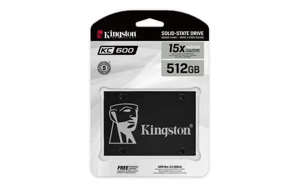 Kingston Technology SSD KC600 SATA3 2.5" de 256 Go - Disque dur SSD - visuel 4