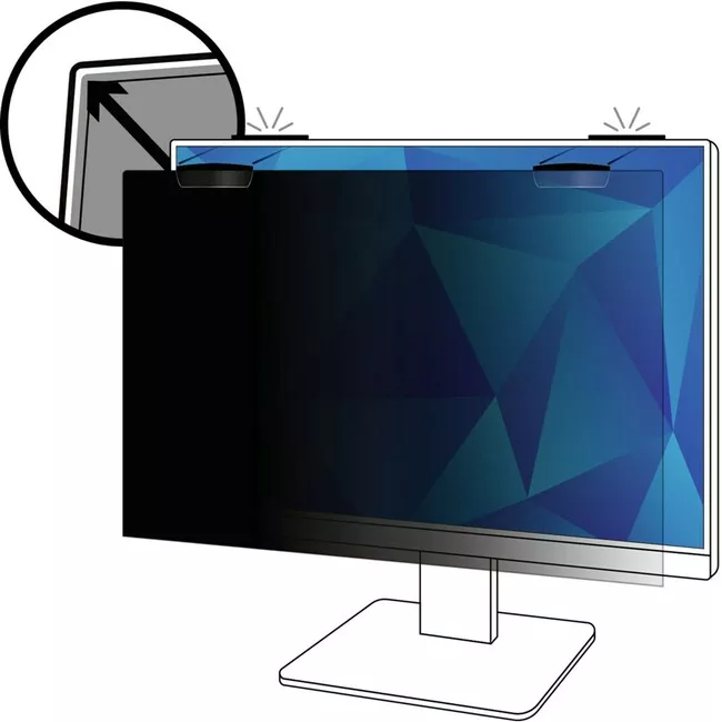 Vente Protection d'écran et Filtre 3M Privacy Filter for 25p Full Screen Monitor with 3M COMPLY