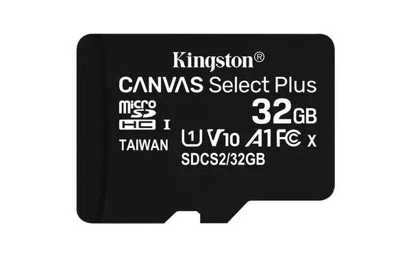 Carte micSDHC Canvas Select Plus 100R A1 C10 de 32 Go + ADP - Kingston - Carte Mémoire - visuel 1