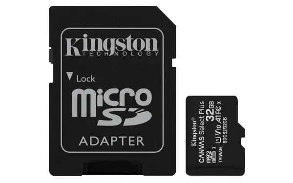 Carte micSDHC Canvas Select Plus 100R A1 C10 Kingston - visuel 1 - hello RSE - Durable