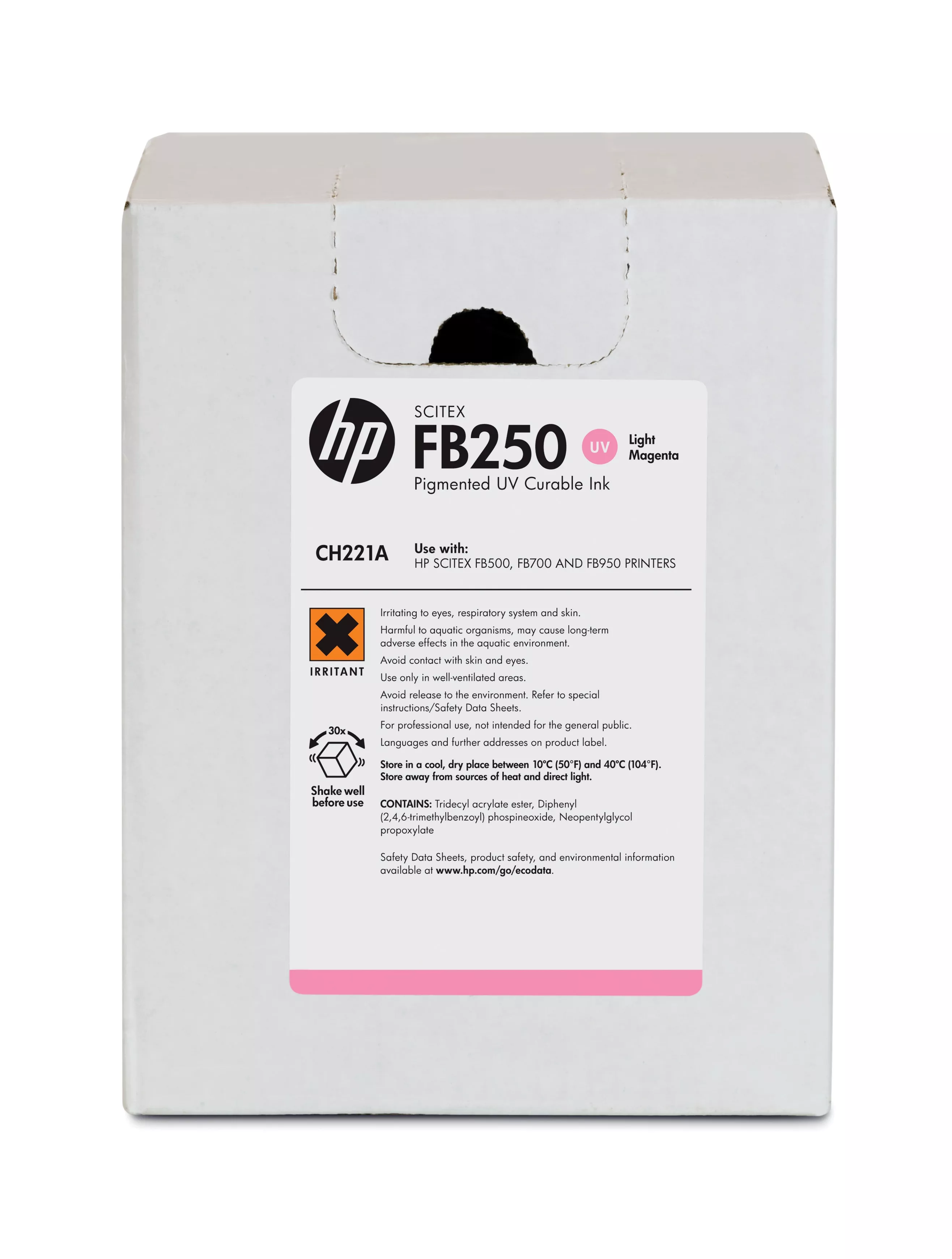 Vente HP FB250 encre Scitex magenta clair 3 litres au meilleur prix