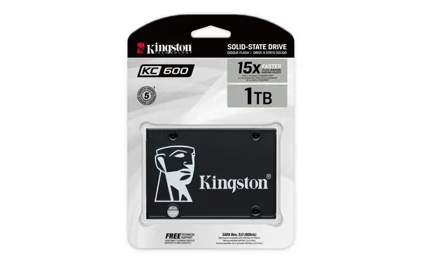 Kingston Technology SSD KC600 SATA3 2.5" de 1 024 Go - Disque dur SSD - visuel 3