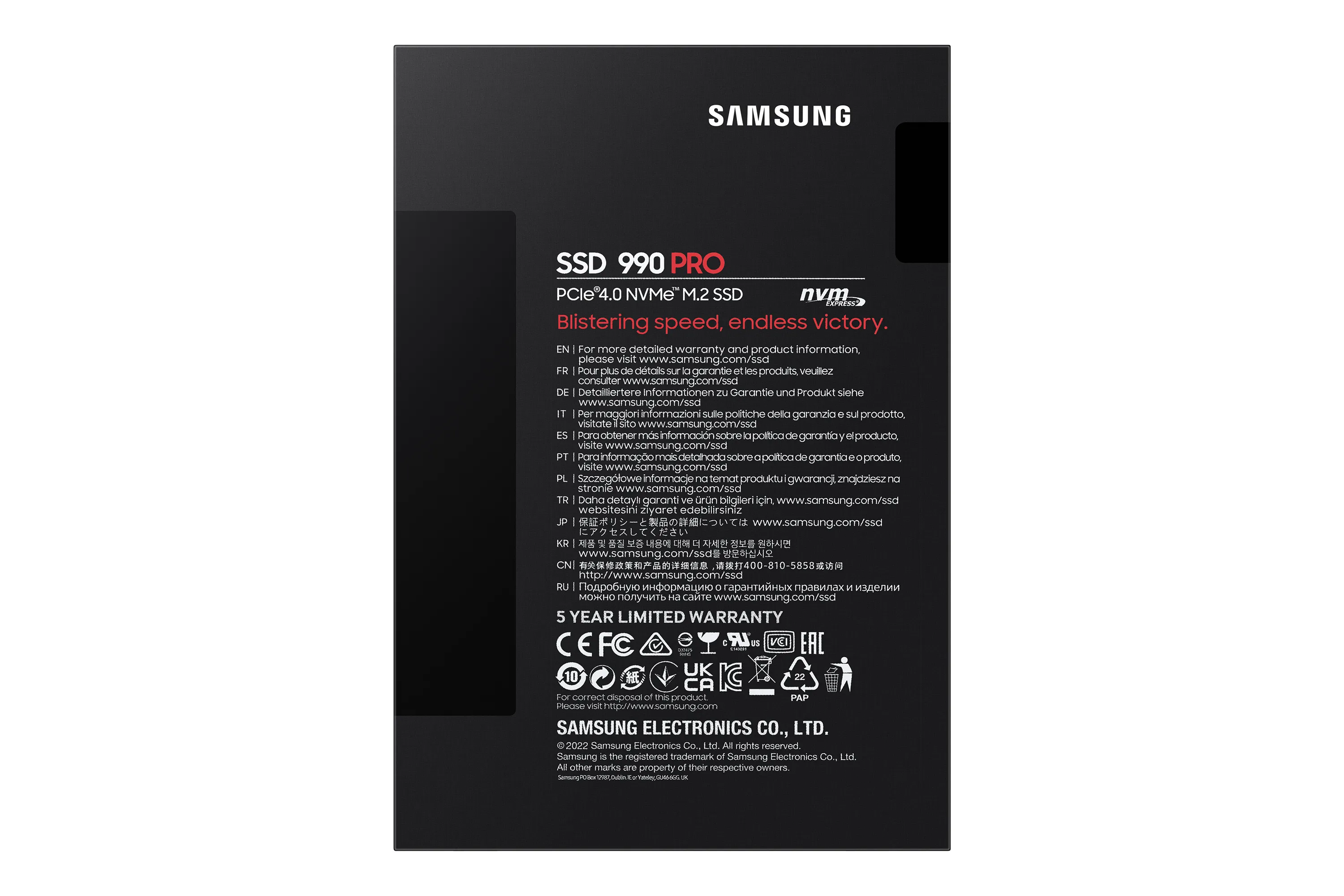Vente SAMSUNG 990 Pro SSD 4To M.2 2280 PCIe Samsung au meilleur prix - visuel 6