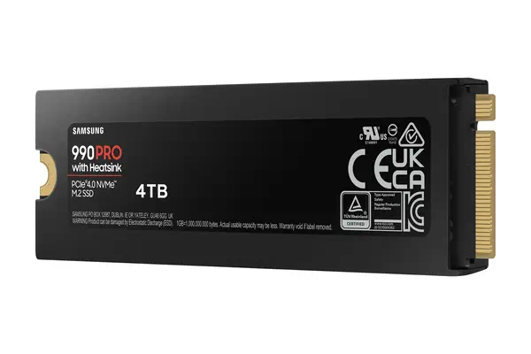 Samsung 990 Pro 4 To M.2 PCI Express Samsung - visuel 1 - hello RSE - Sécurité avancée