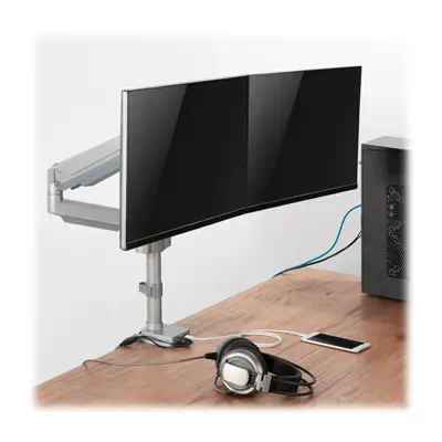 Tripp Lite DDR1732DAL support d'écran plat pour bureau 81,3 cm (32") Argent - Accessoire ENI, TBI et VPI - visuel 5