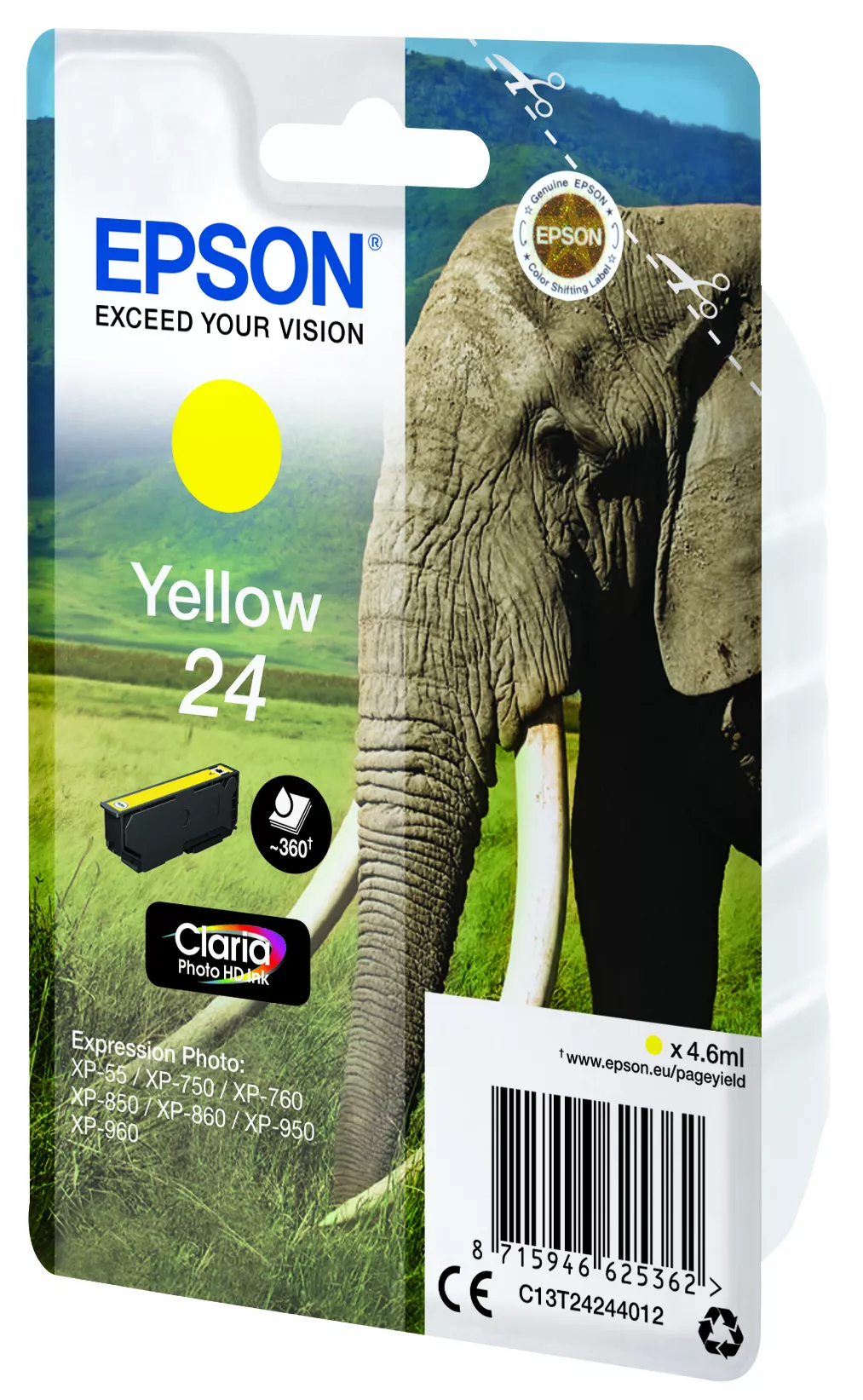 Vente EPSON 24 cartouche encre jaune capacité standard 4.6ml Epson au meilleur prix - visuel 4