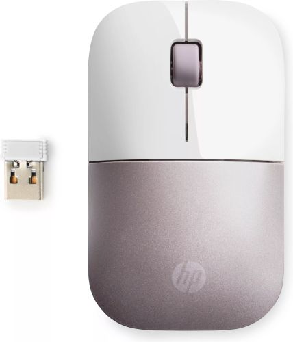 Vente HP Z3700 Wireless Mouse - Tranquil Pink/White au meilleur prix