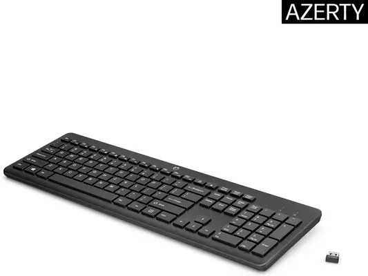 HP 230 BLK WL KBD clavier Universel RF HP - visuel 1 - hello RSE - Un confort durable