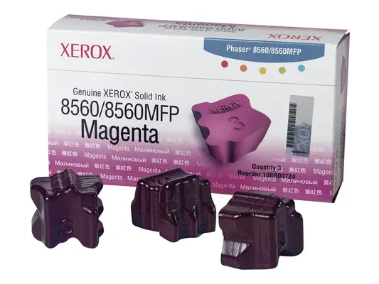 XEROX PHASER 8560, 8560MFP colorstix magenta capacité - Xerox - Toner - visuel 1