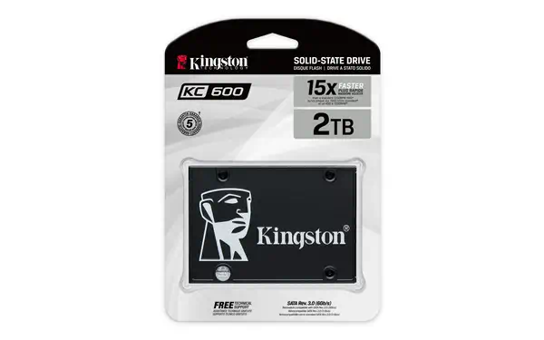 Kingston Technology SSD KC600 SATA3 2.5" de 2 048 Go - Disque dur SSD - visuel 3