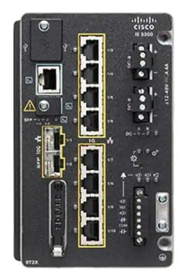 Cisco Catalyst IE-3300-8T2X-E commutateur réseau Géré L3 Gigabit Ethernet (10/100/1000) Noir - Switchs et Hubs - visuel 2