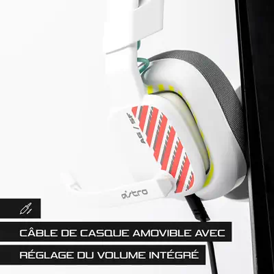 ASTRO Gaming A10 Casque Avec fil Arceau Jouer Blanc - Casque Micro - visuel 9