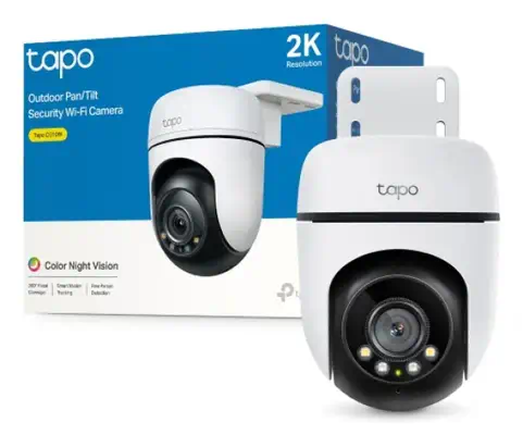 TP-Link Tapo C510W Tourelle Caméra de sécurité IP Intérieure et extérieure 2304 x 1296 pixels Plafon - Switchs et Hubs - visuel 5