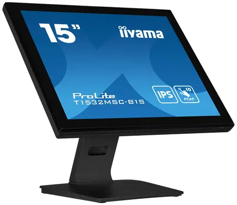 iiyama ProLite T1532MSC-B1S écran plat de PC 38,1 cm (15") 1024 x 768 pixels XGA LCD Écran tactile N - Ecran Ordinateur - visuel 6