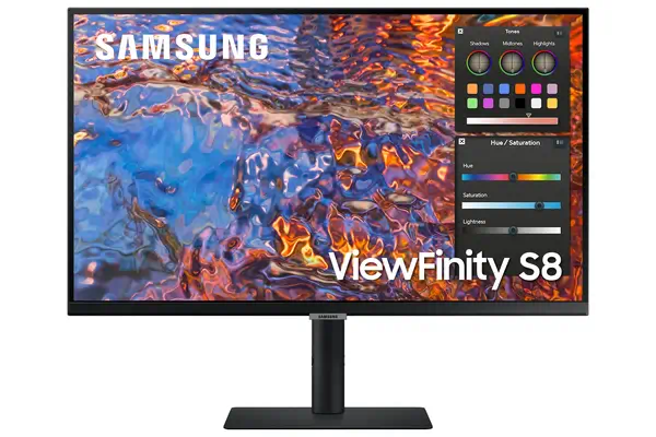 32" ViewFinity S8 S80PB UHD Monitor Samsung - visuel 1 - hello RSE - Des détails plus profonds pour une clarté créative