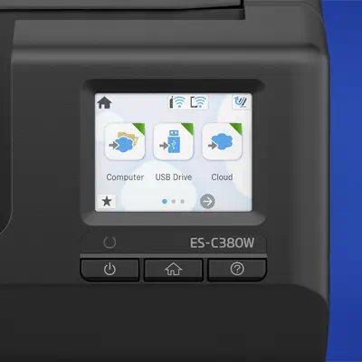Epson ES-C380W Chargeur automatique de documents + Scanner à feuille 600 x 600 DPI A4 Noir - visuel 1