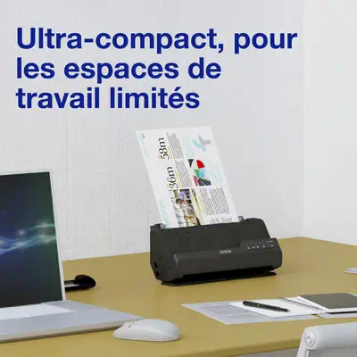 Epson ES-C320W Chargeur automatique de documents + Scanner à feuille 600 x 600 DPI A4 Noir - visuel 9