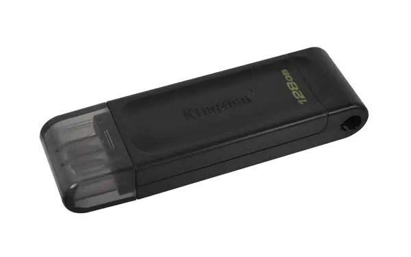 128Go USB-C 3.2 Gen 1 DataTraveler 70 - Kingston - Adaptateur stockage - visuel 2