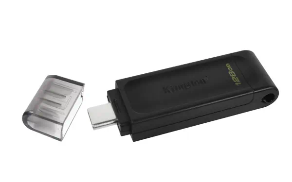 128Go USB-C 3.2 Gen 1 DataTraveler 70 - Kingston - Adaptateur stockage - visuel 4