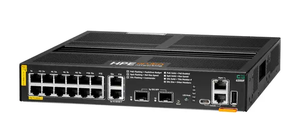 Aruba Networking CX 6200F 12G Class4 PoE 2G/2SFP+ 139W Switch - HP - Switchs et Hubs - visuel 2
