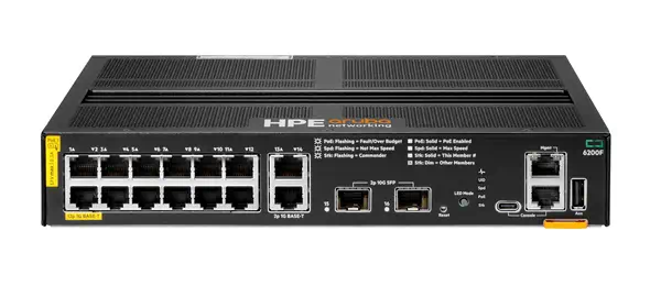 Aruba Networking CX 6200F 12G Class4 PoE 2G/2SFP+ 139W Switch - HP - Switchs et Hubs - visuel 1