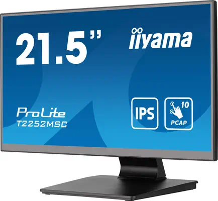 iiyama ProLite T2252MSC-B2 écran plat de PC 54,6 cm (21.5") 1920 x 1080 pixels Full HD LCD Écran tac - Ecran Ordinateur - visuel 5