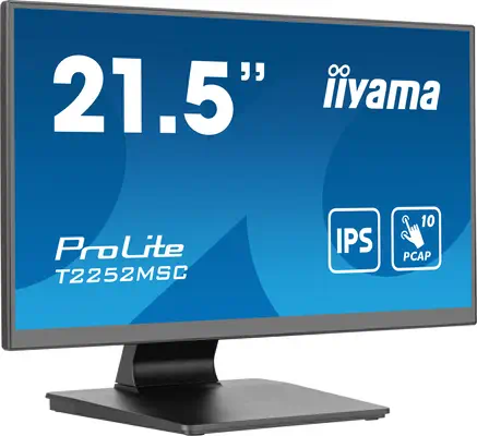 iiyama ProLite T2252MSC-B2 écran plat de PC 54,6 cm (21.5") 1920 x 1080 pixels Full HD LCD Écran tac - Ecran Ordinateur - visuel 3