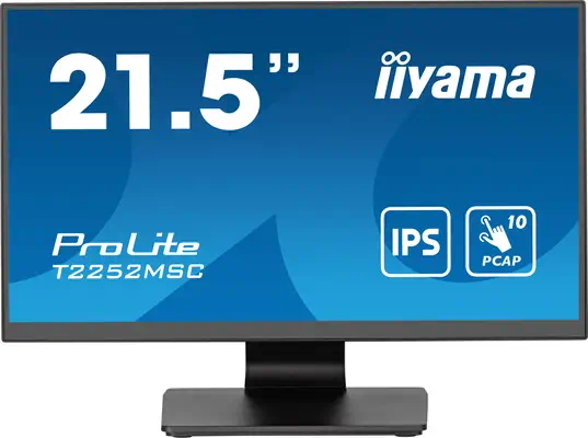 iiyama ProLite T2252MSC-B2 écran plat de PC 54,6 cm (21.5") 1920 x 1080 pixels Full HD LCD Écran tac - Ecran Ordinateur - visuel 2