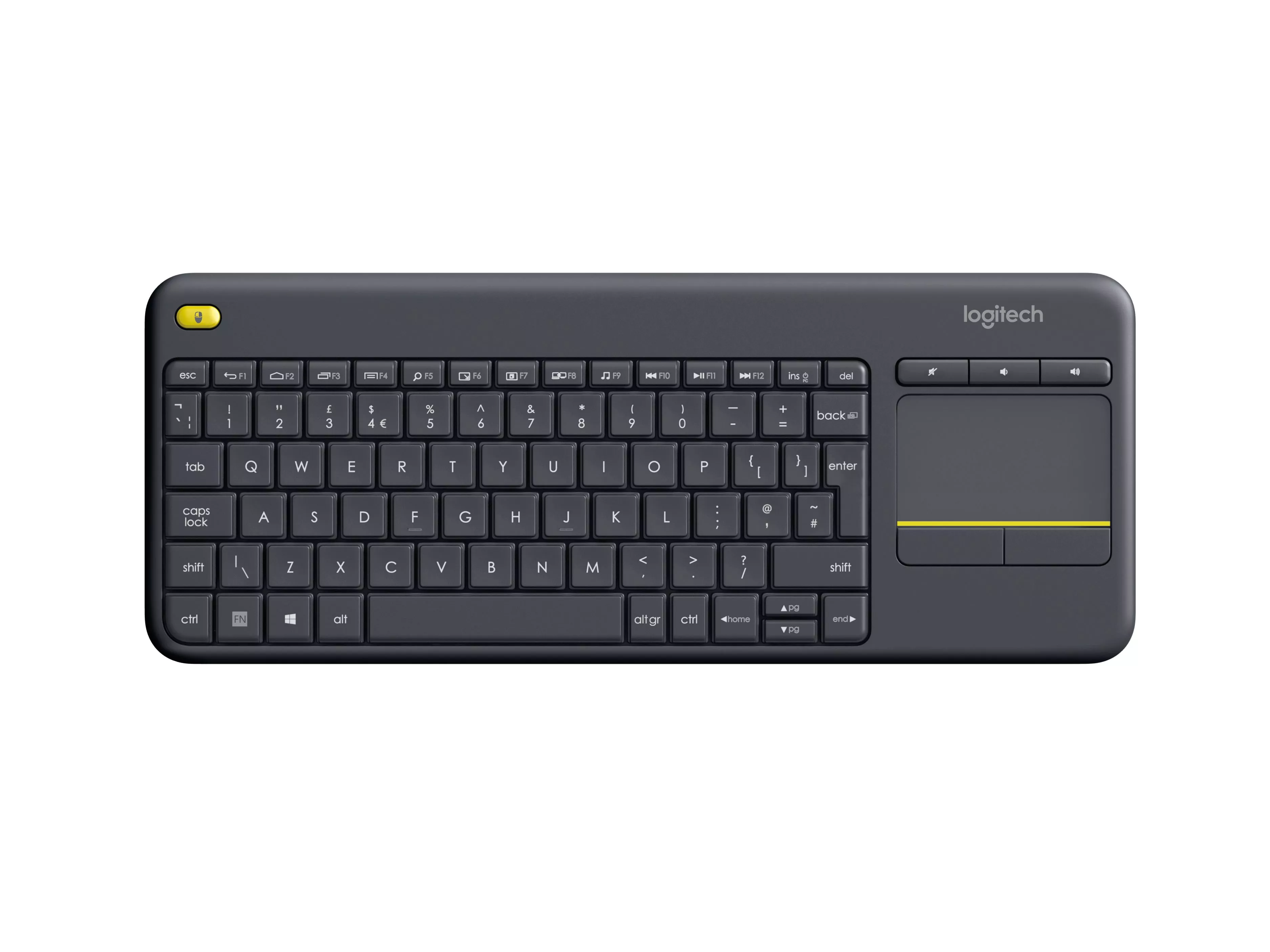 Achat Logitech Wireless Touch Keyboard K400 Plus Clavier HTPC sur hello RSE