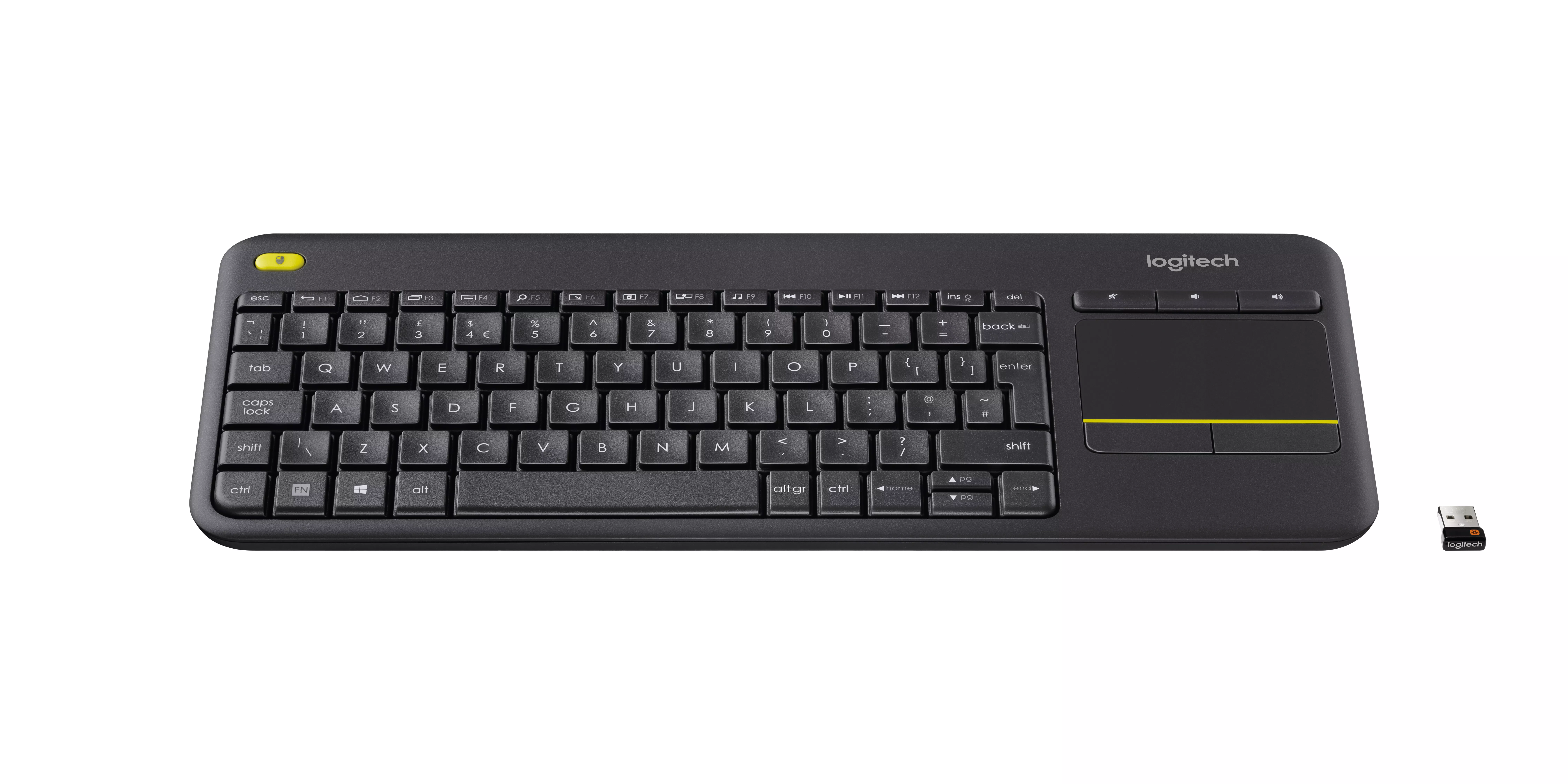 Vente Logitech Wireless Touch Keyboard K400 Plus Clavier HTPC Logitech au meilleur prix - visuel 2