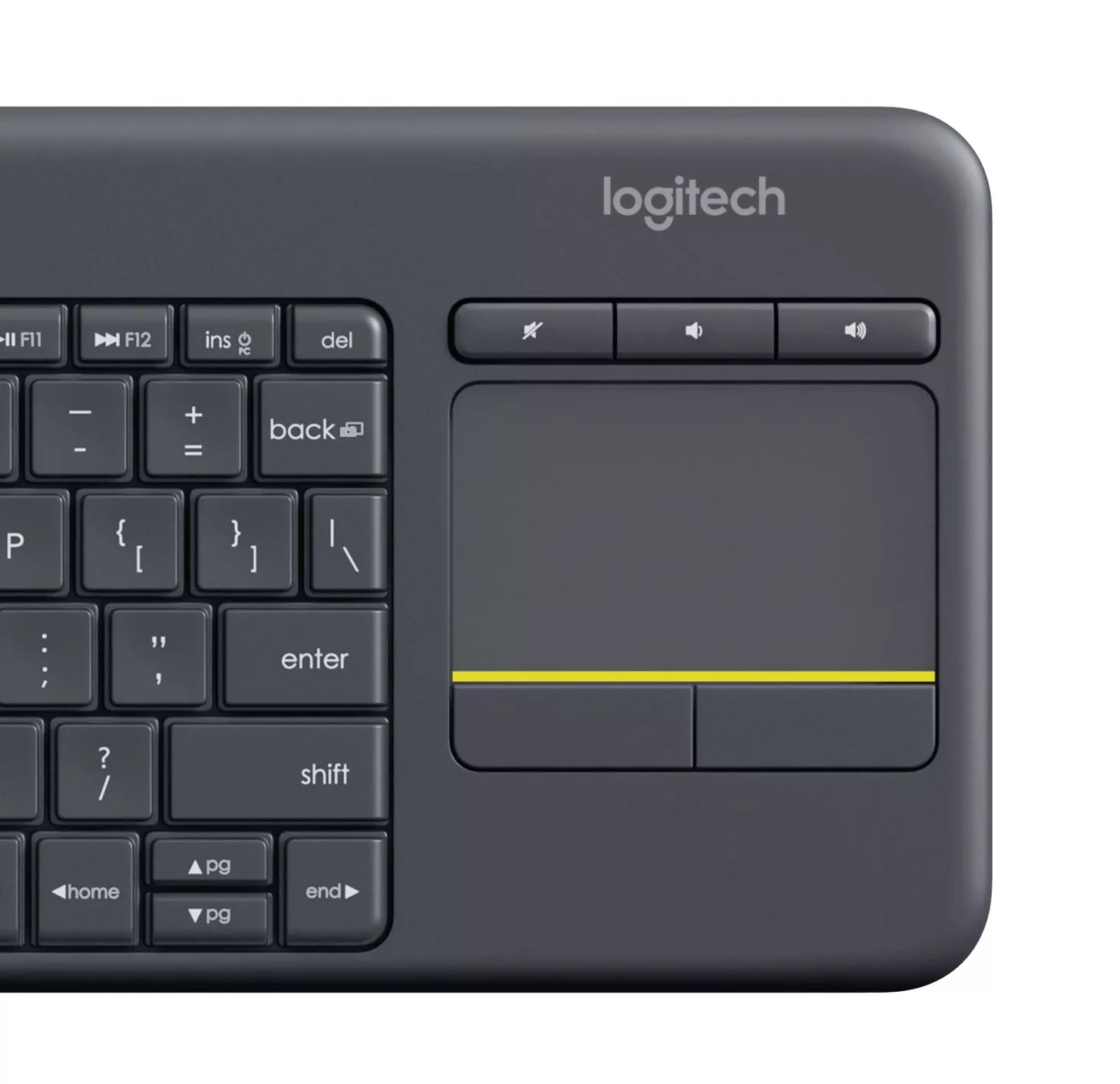 Logitech Clavier Compact Sans Fil K400 Plus Wireless Touch