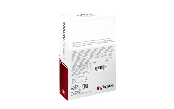 1TB XS1000 External USB 3.2 Gen 2 Portable Kingston - visuel 1 - hello RSE - Portabilité optimale