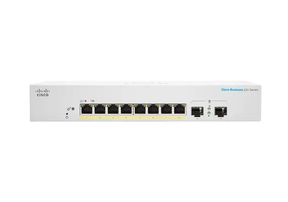 Cisco CBS220-8FP-E-2G Géré L2 Gigabit Ethernet (10/100/1000) Connexion Ethernet, supportant l'alimen - Switchs et Hubs - visuel 2
