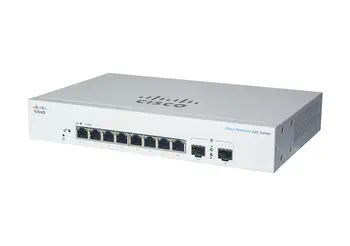 Cisco CBS220-8FP-E-2G Géré L2 Gigabit Ethernet (10/100/1000) Connexion Ethernet, supportant l'alimen garantie