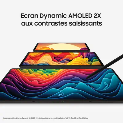 Samsung Galaxy Tab S9 Ultra SM-X910N Qualcomm Snapdragon 512 Go 37,1 cm (14.6") 12 Go Wi-Fi 6 (802.1 - Tablette Android - visuel 6