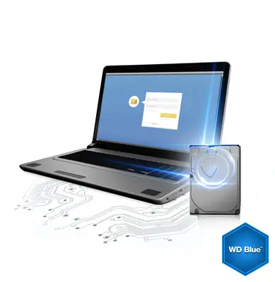 Western Digital Blue disque dur 3 To 5400 tr/min 64 Mo 3.5" Série ATA III - Disque dur Interne - visuel 4