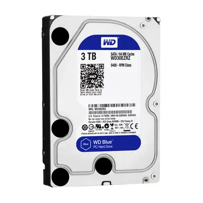 Western Digital Blue disque dur 3 To 5400 tr/min 64 Mo 3.5" Série ATA III - Disque dur Interne - visuel 2