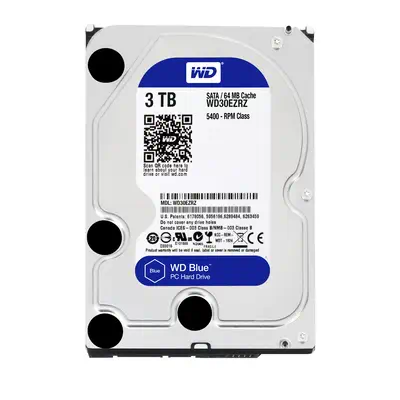 Western Digital Blue disque dur 3 To 5400 tr/min 64 Mo 3.5" Série ATA III - Disque dur Interne - visuel 3