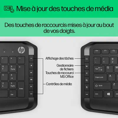 PAVILION KEYBOARD AND MOUSE 200 HP - visuel 1 - hello RSE - Indicateurs dédiés à certaines touches