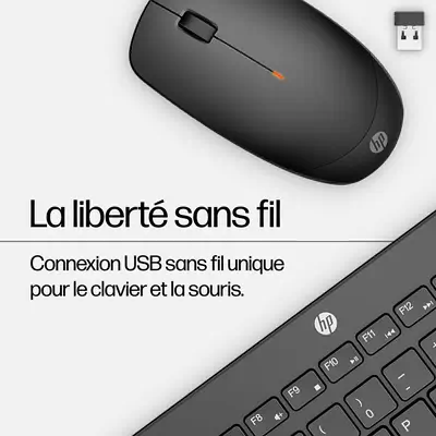 HP STORE 3PL clavier Souris incluse RF sans fil Blanc - Pack Clavier, souris - visuel 8