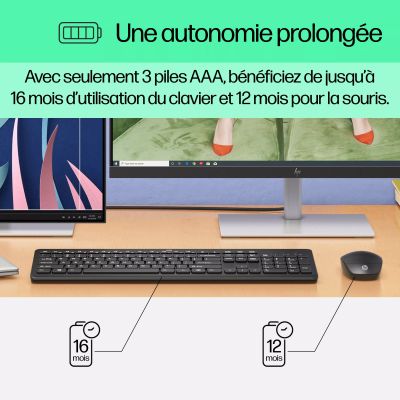 Vente HP 230 Wireless Mouse and Keyboard Combo White HP au meilleur prix - visuel 8