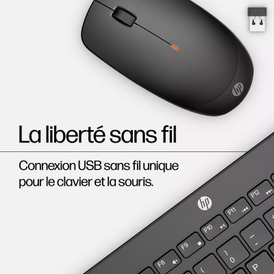 Vente HP 230 Wireless Mouse and Keyboard Combo White HP au meilleur prix - visuel 4