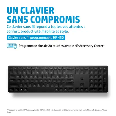 450 WL BLK PROGRAMMABLE KBD - HP - Clavier - visuel 7