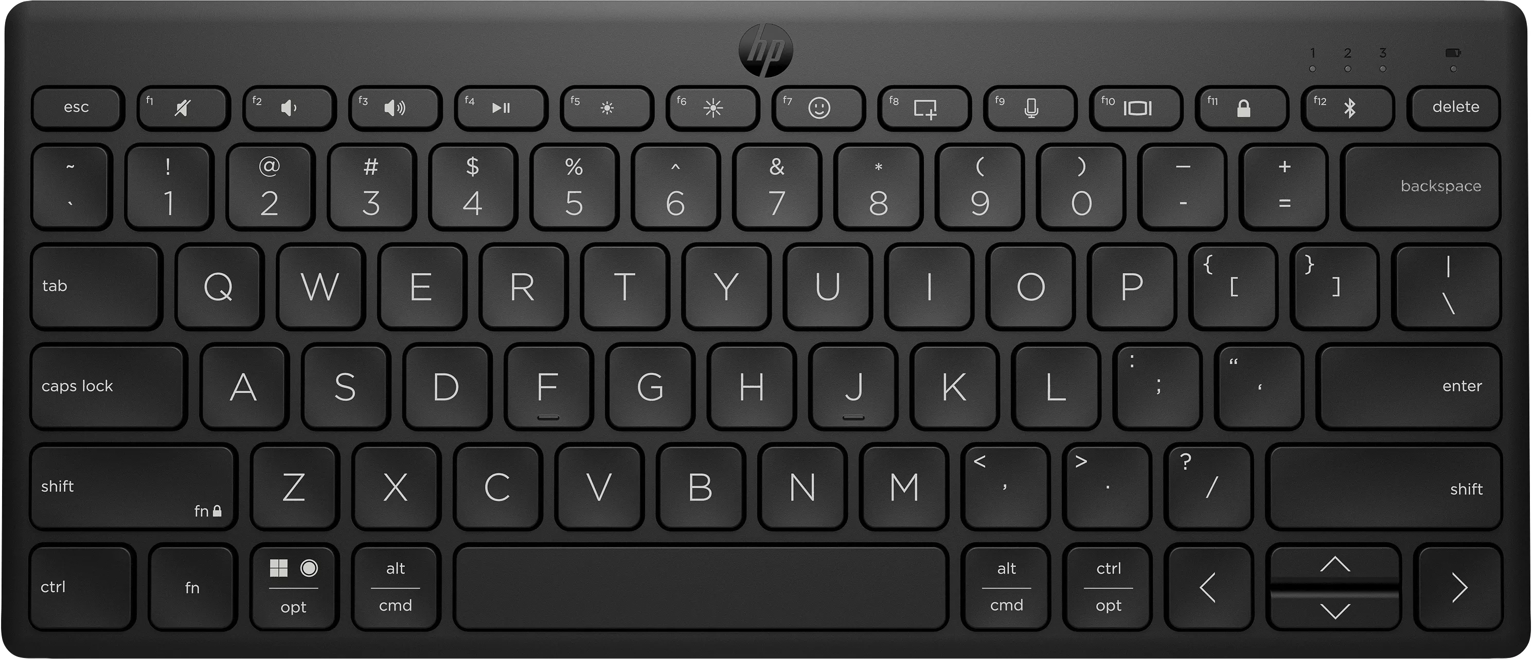 Vente HP 350 BLK Compact Multi-Device Keyboard HP au meilleur prix - visuel 6