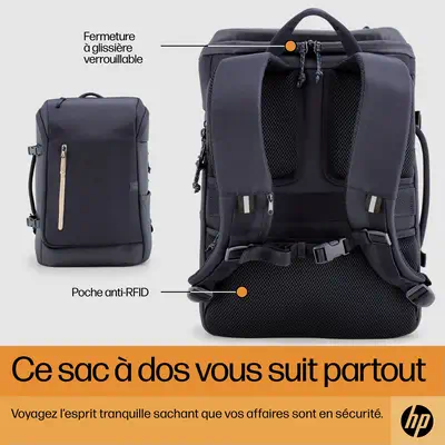 Sac à dos pour ordinateur portable HP Travel HP - visuel 1 - hello RSE - Voyagez sans aucune restriction