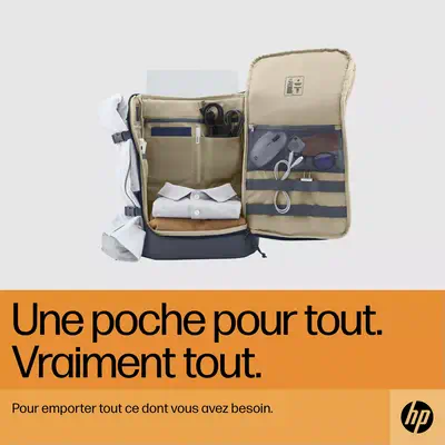 Sac à dos pour ordinateur portable HP Travel 25 litres 15,6 pouces (bleu) - Sacoche & Housse - visuel 7