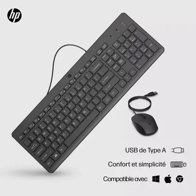 Vente HP 150 Wired Mouse and Keyboard Combination HP au meilleur prix - visuel 10